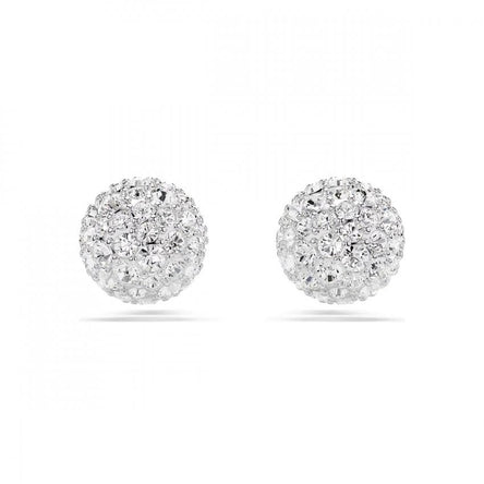 Swarovski Dextera Stud Earrings, Silver-tone