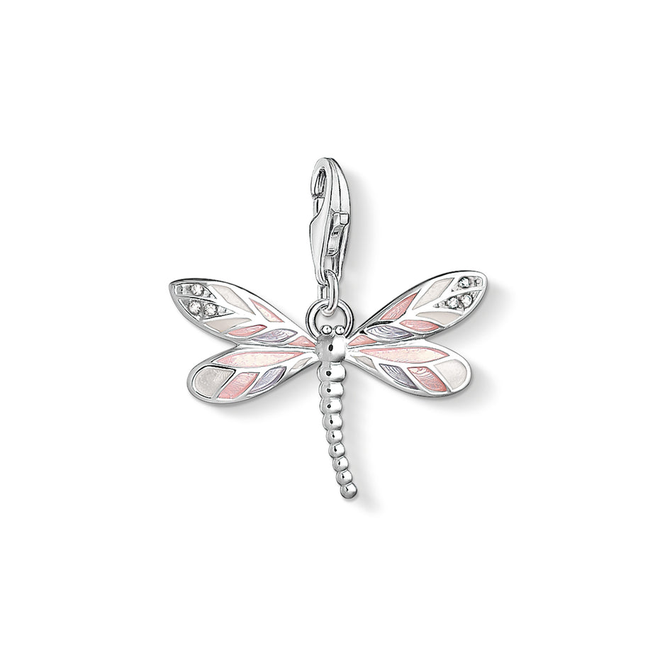 Thomas Sabo Pink Dragonfly Charm