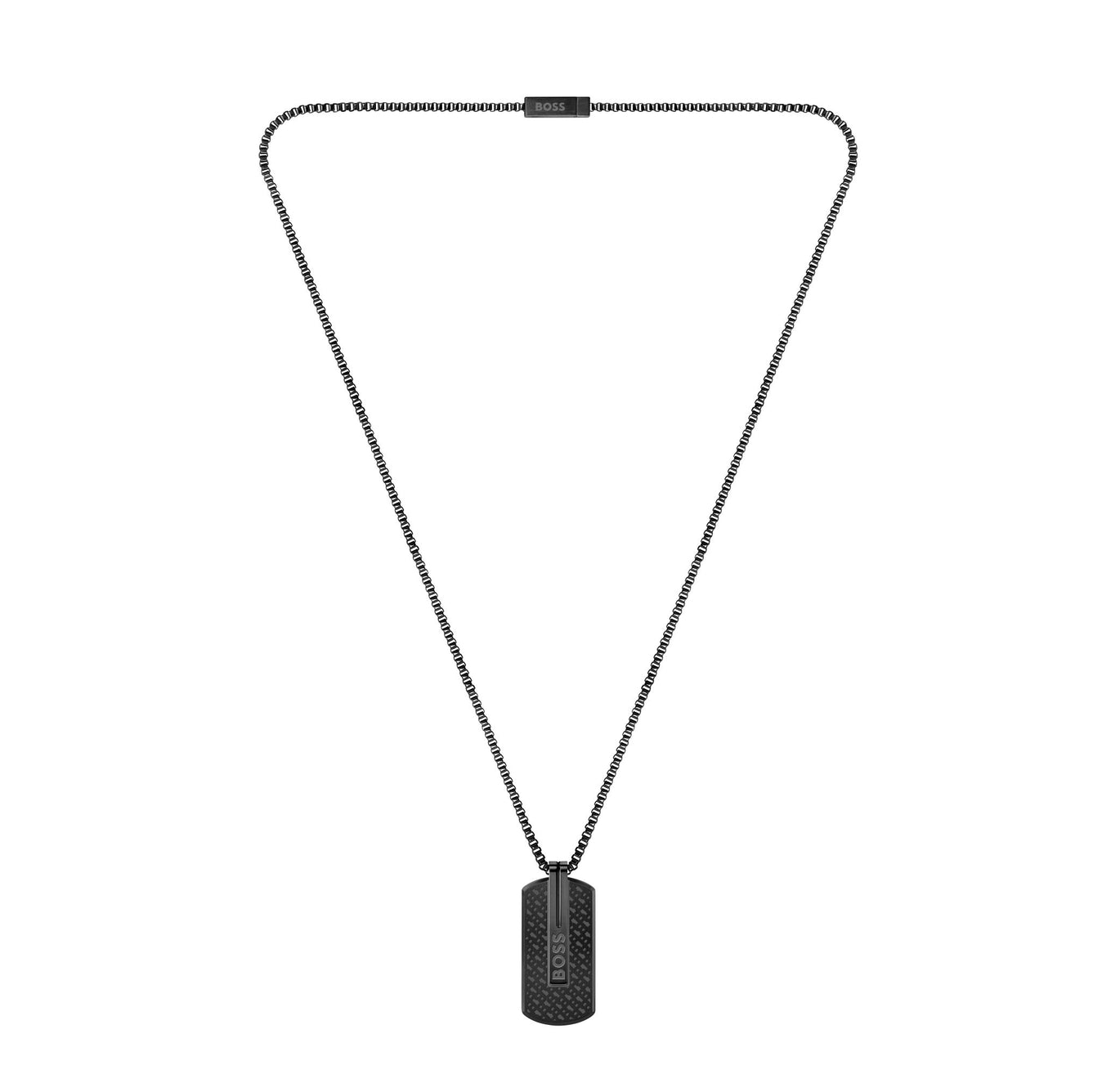 Boss Men's Black Orlado Pendant