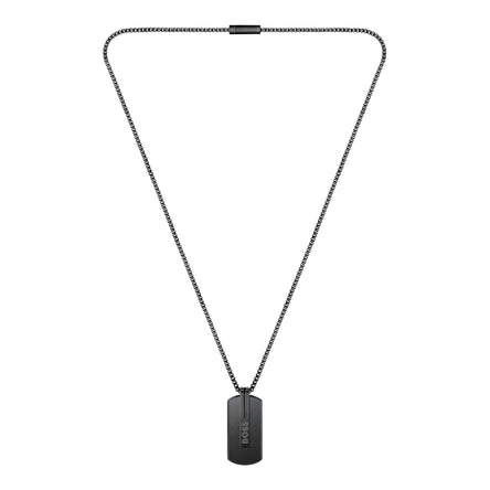 Boss Men's Black Orlado Pendant