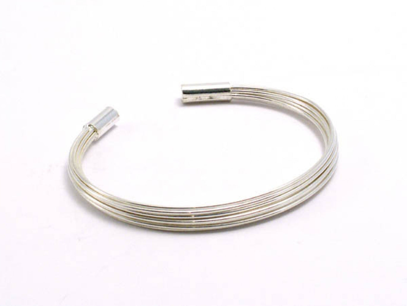 Out Of Mexico Silver Multi-Wire Bangle