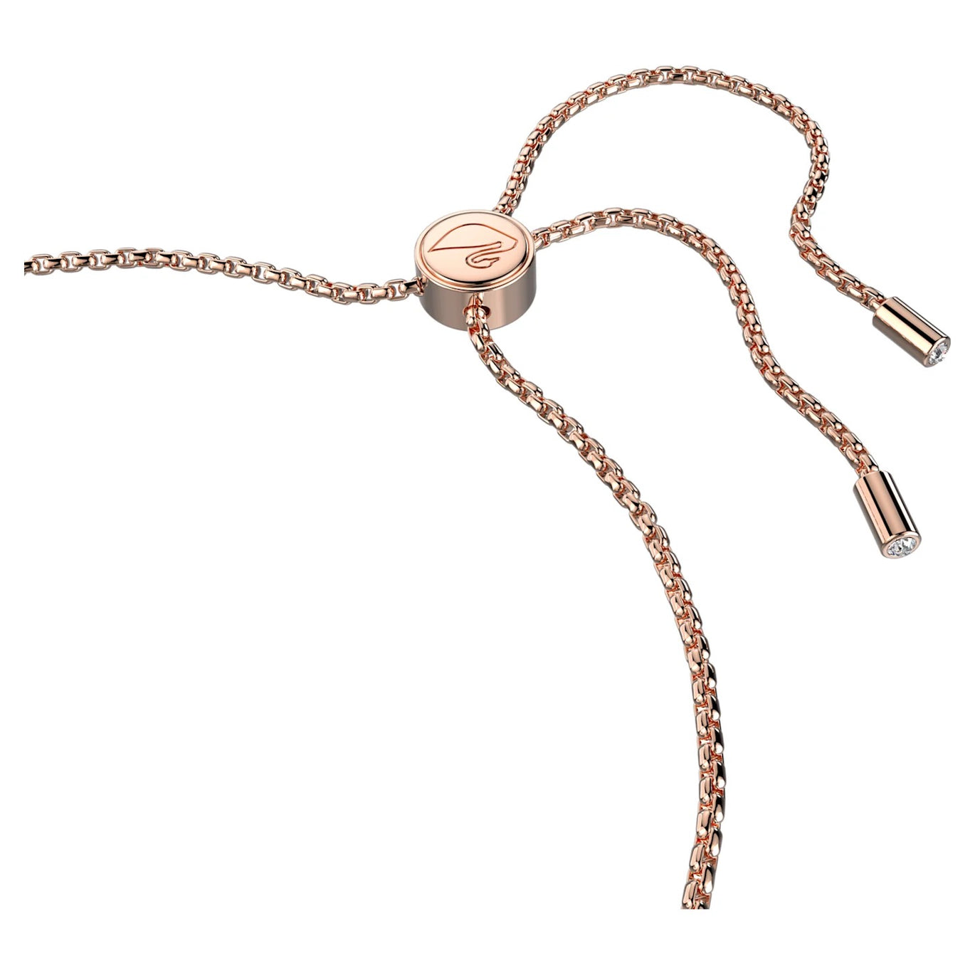 Swarovski Lovely Heart Bracelet, Rose Gold Tone