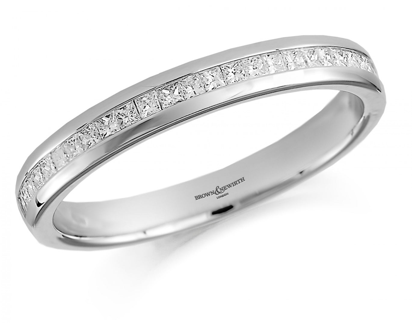 9ct White Gold Diamond Wedding/  Eternity Ring