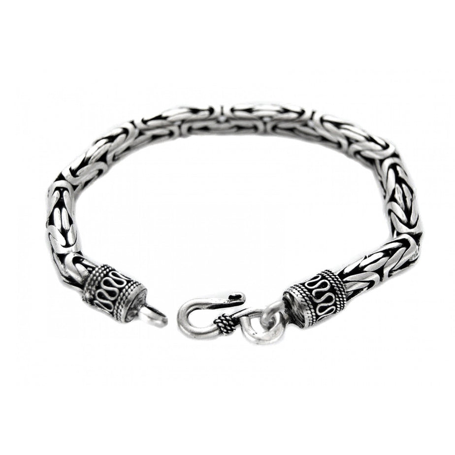 Out Of Mexico Oxidised Round-linked Bracelet