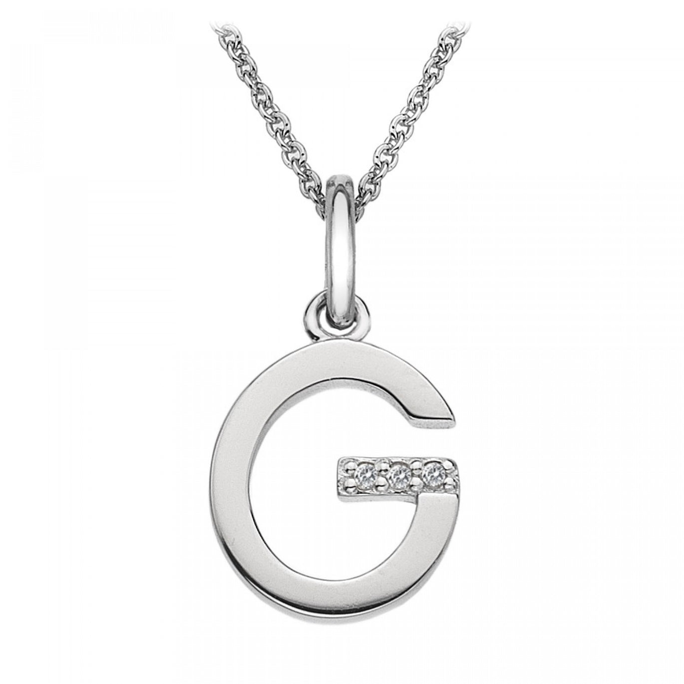 hot diamonds letter G Micro Pendant