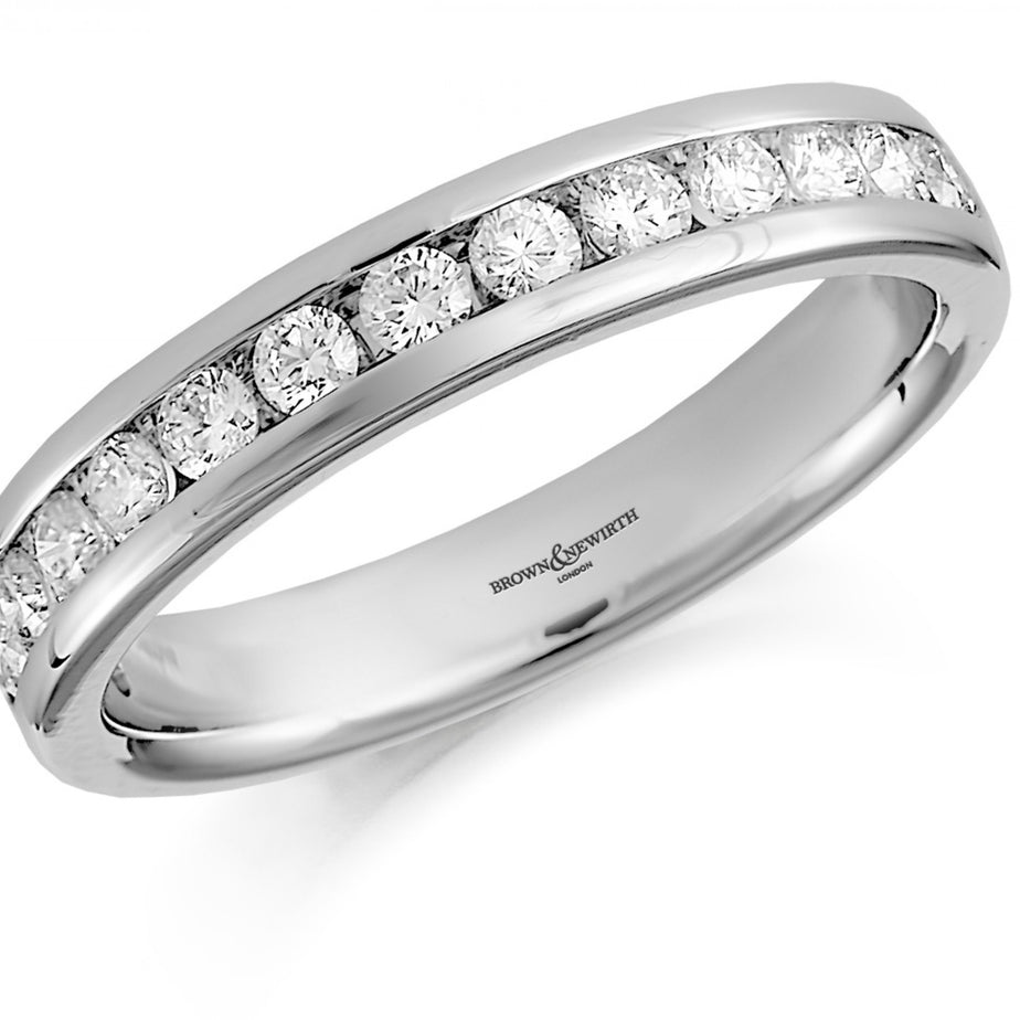 18ct White Gold Diamond Wedding/ Eternity Ring