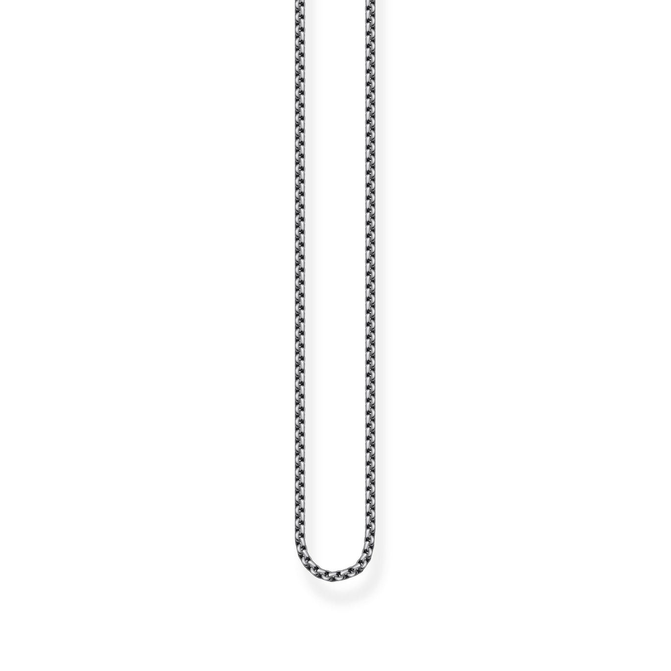 Thomas Sabo Silver Blackened Chain Necklace