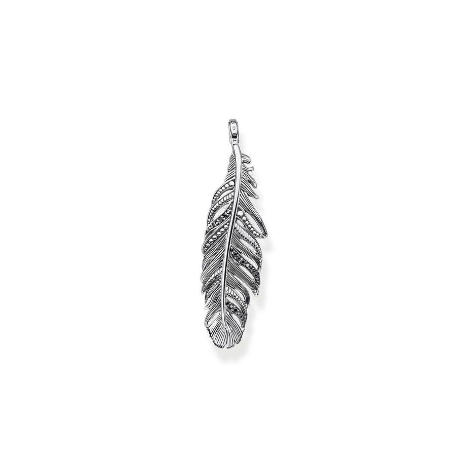 Thomas Sabo Silver Feather Pendant