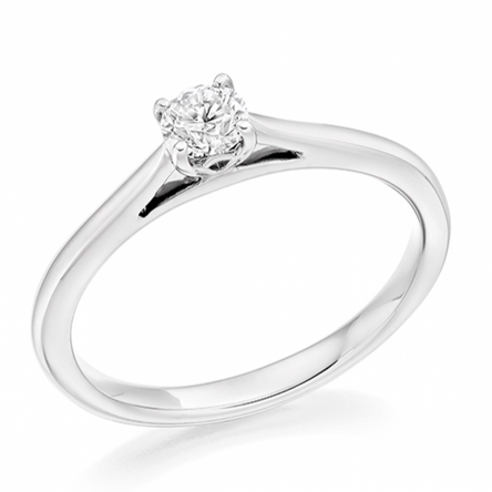 Platinum Diamond Solitaire Engagement Ring