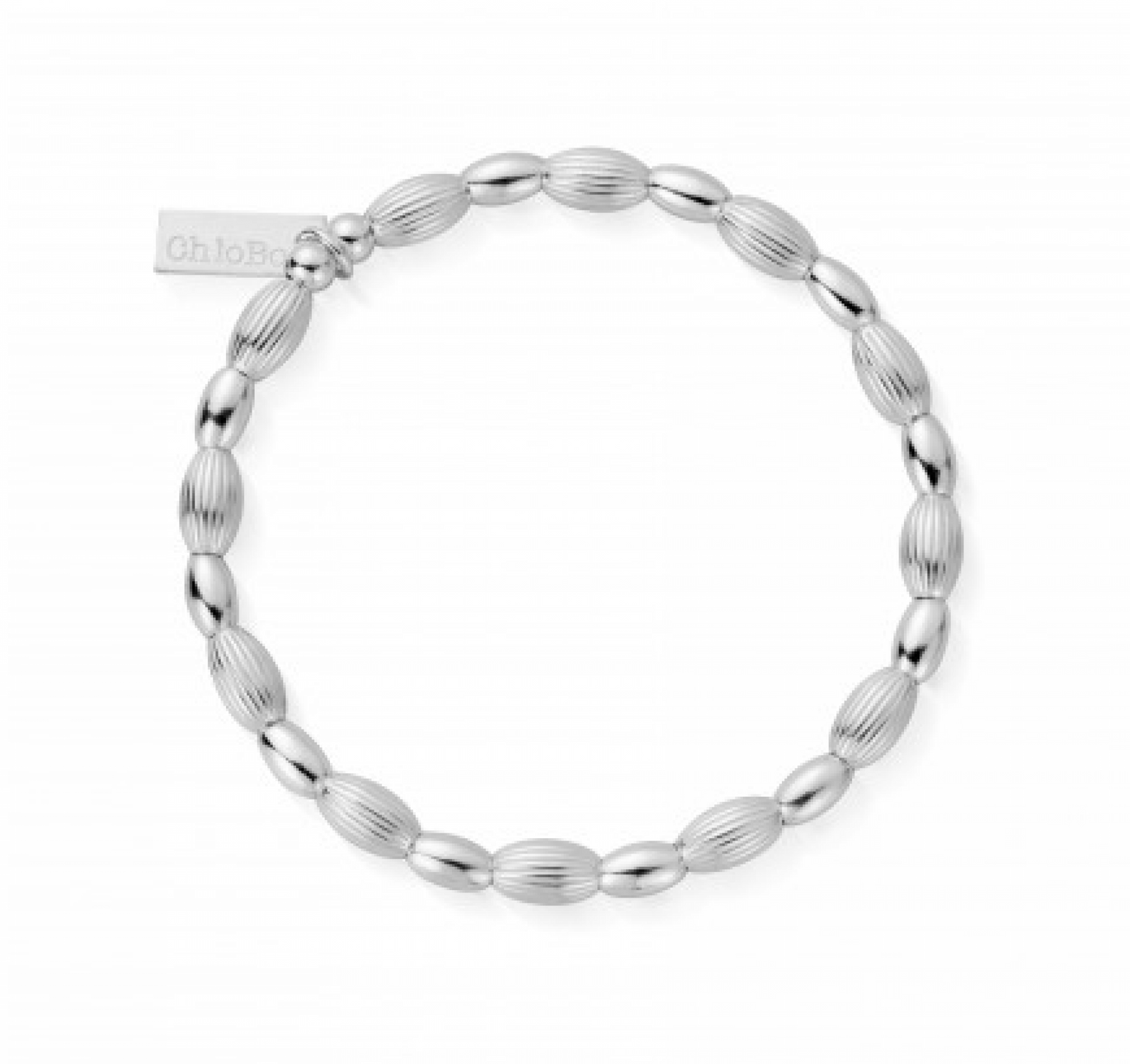 ChloBo Double Rice Bracelet Silver