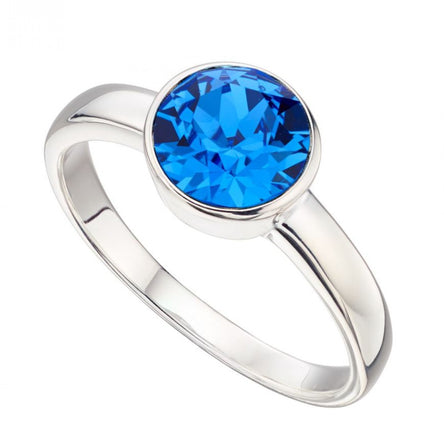 September Crystal Birthstone Ring