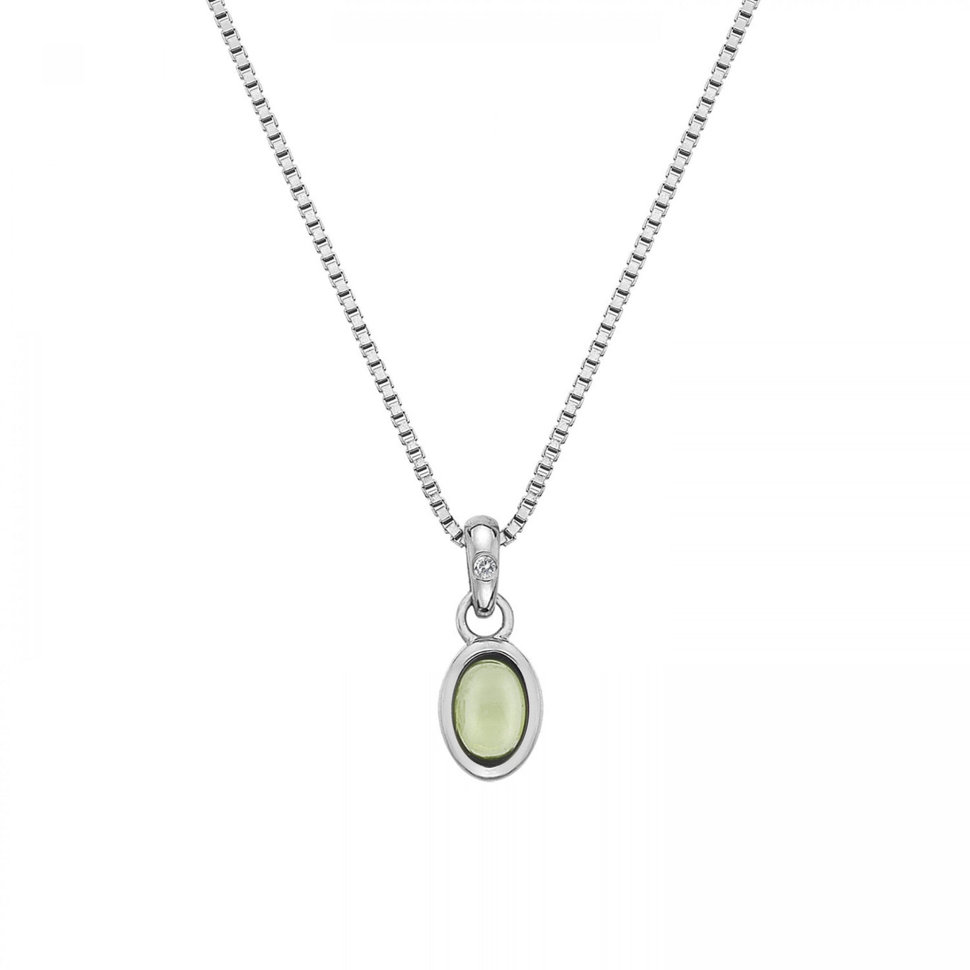 Hot Diamonds Peridot Birthstone Pendant - August