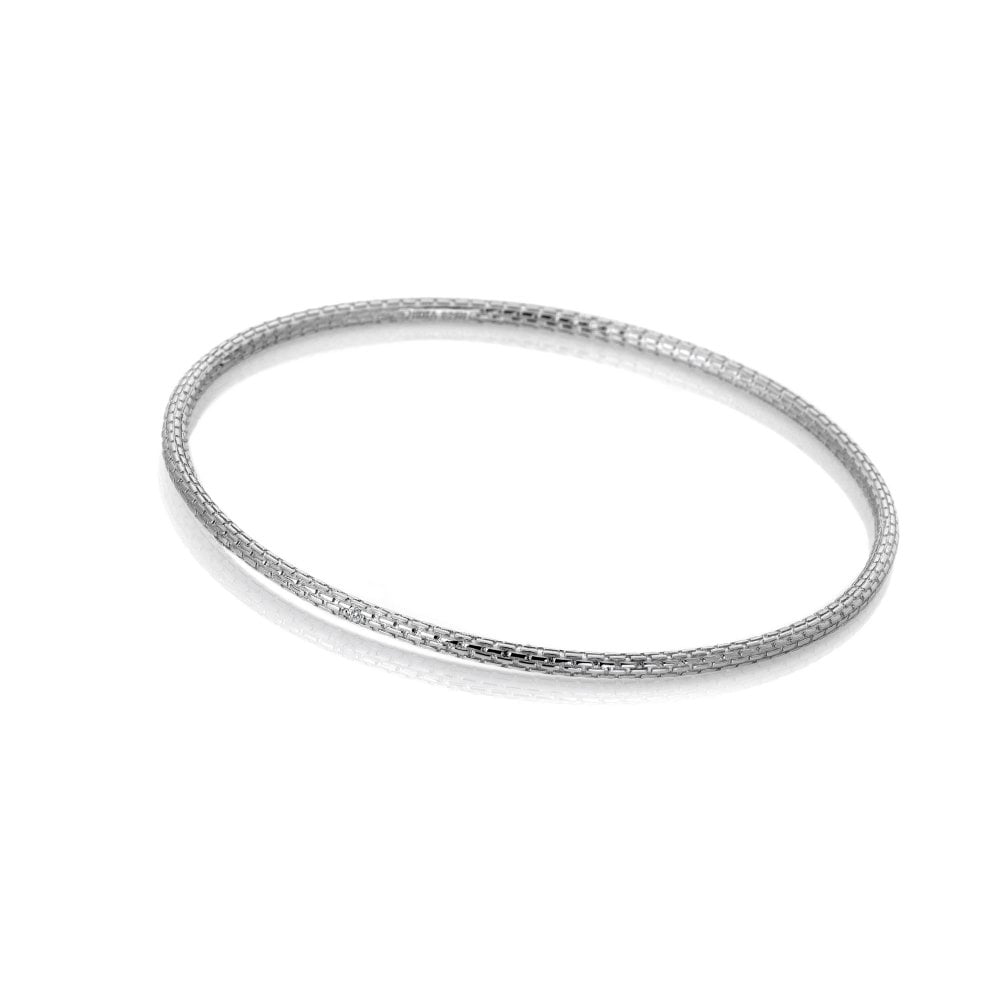 Hot Diamonds Woven Bangle