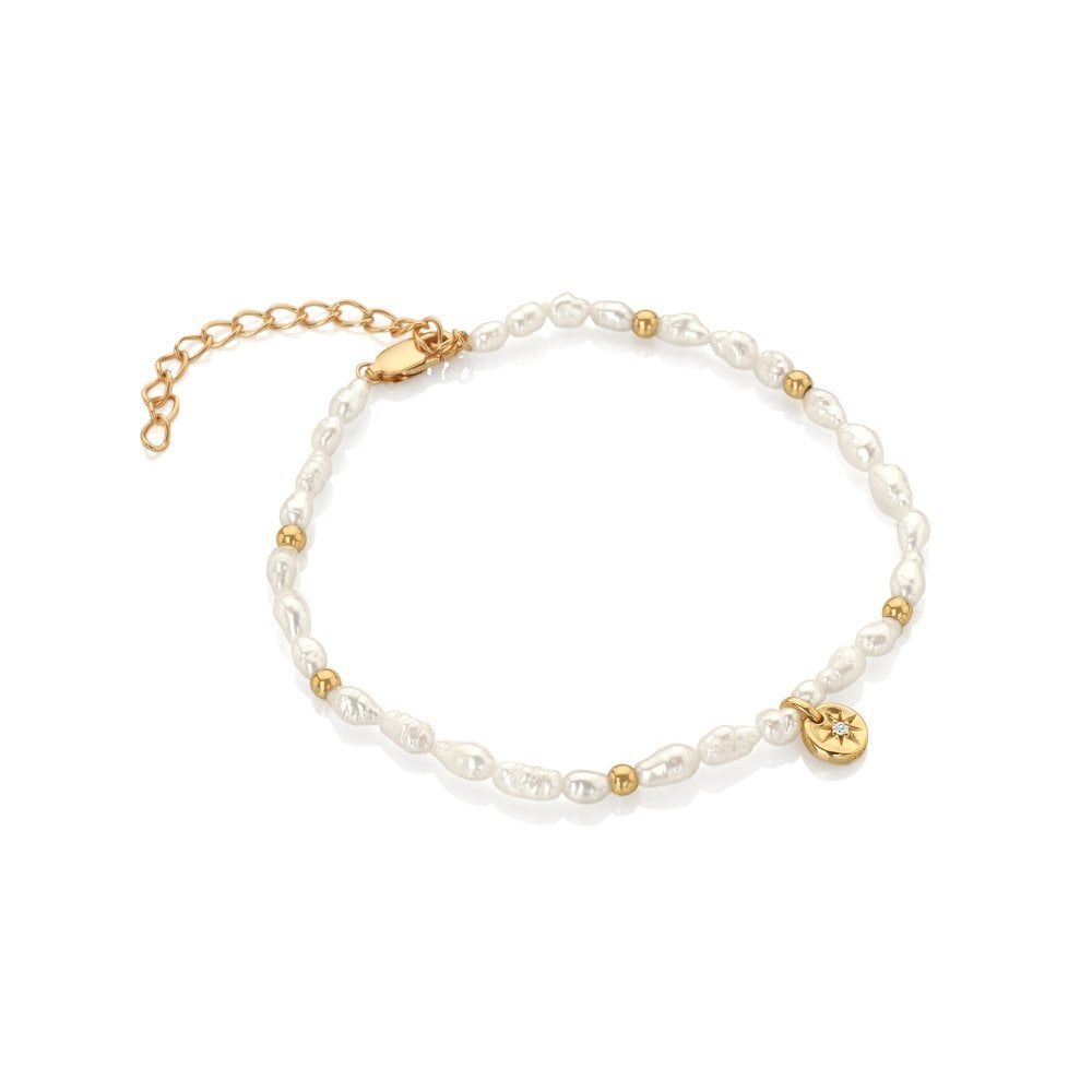 Hot Diamonds X Jac Jossa Calm Pearl Lunar Bracelet