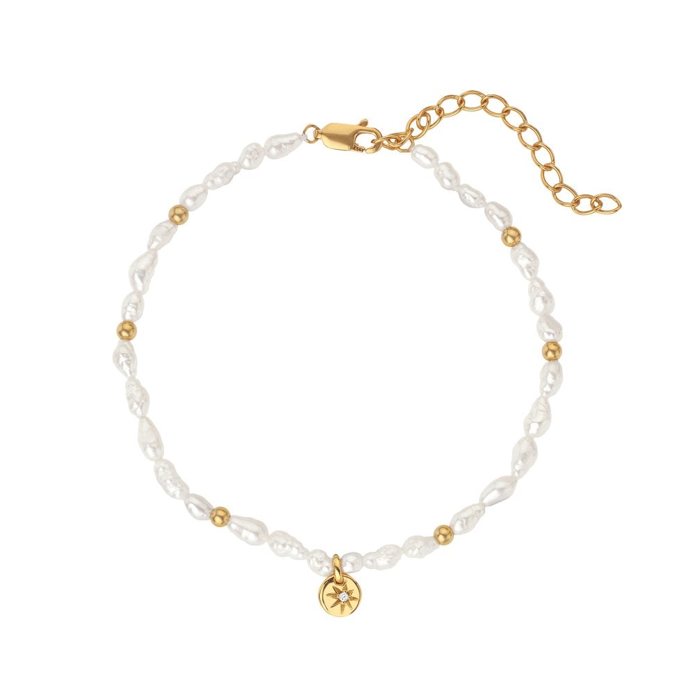 Hot Diamonds X Jac Jossa Calm Pearl Lunar Bracelet