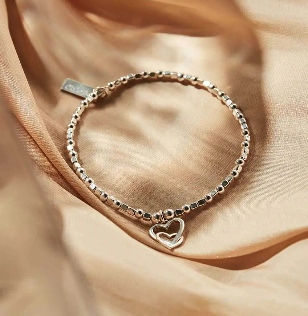 Chlobo Children's Pearl Heart Of Love Bracelet